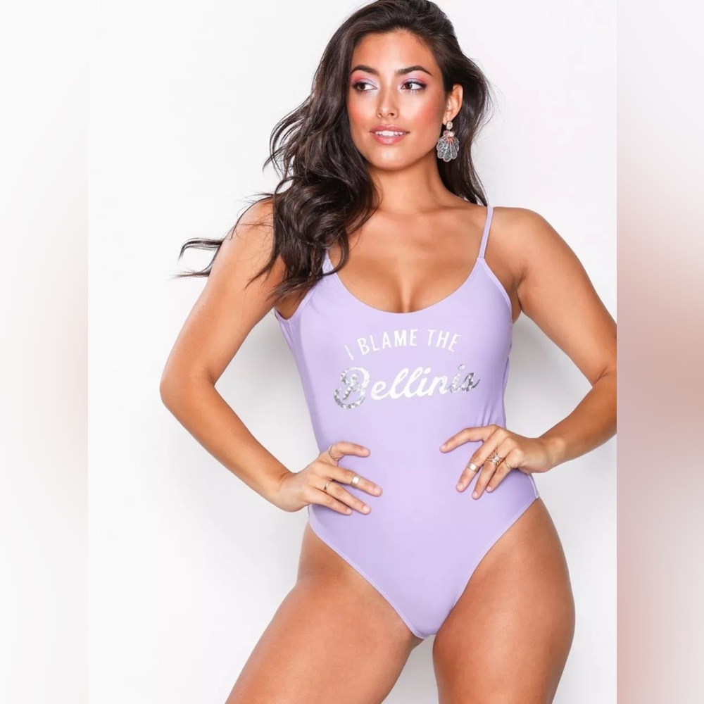 Lavender One-Piece Swimsuit